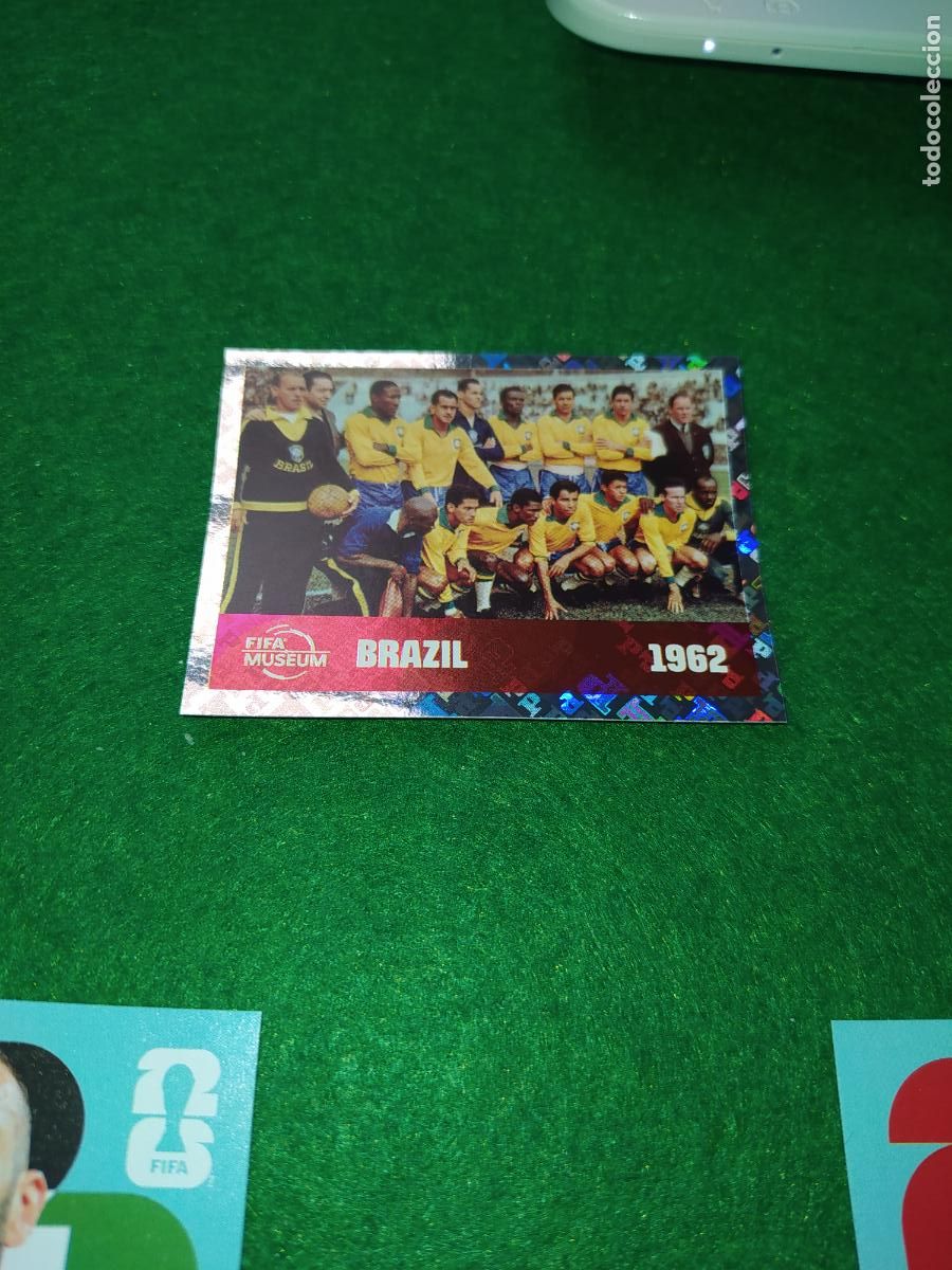 Cromos de F&uacute;tbol: OFFICIAL STICKER COLLECTION WORLD CUP 2026 - FIFA MUSEUM N&ordm; 12 BRASIL 1962