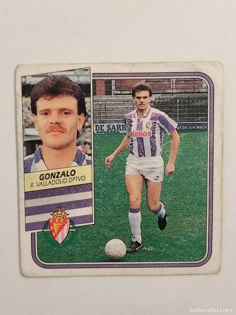 Cromos de F&uacute;tbol: GONZALO REAL VALLADOLID LIGA 89/90 ESTE
