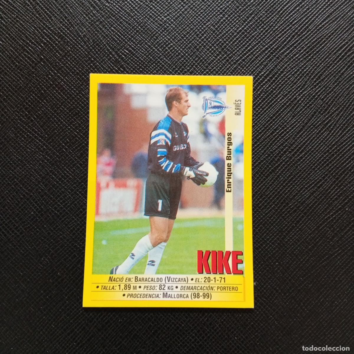Cromos de F&uacute;tbol: 287 KIKE ALAVES PANINI 1999 2000 CROMO FUTBOL LIGA 99 00 SIN PEGAR - A183 PG478