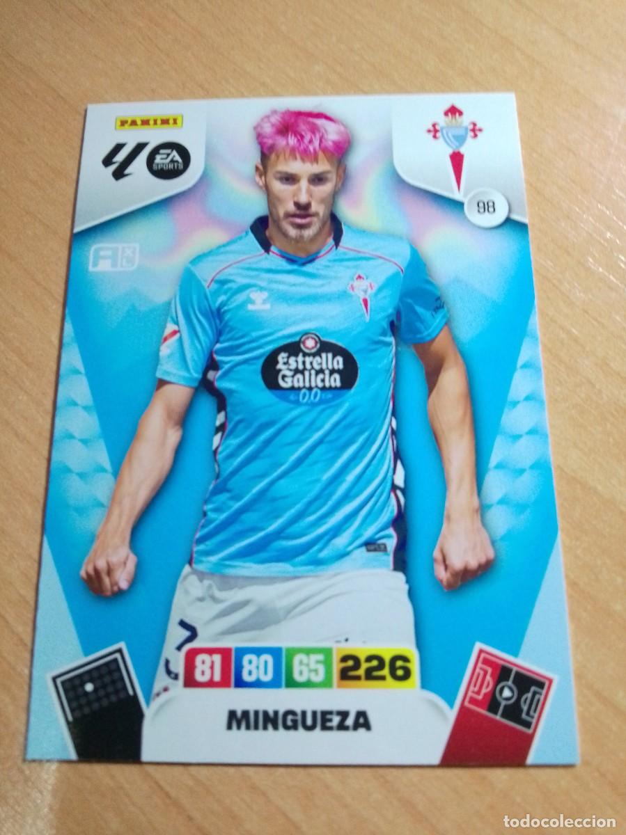 Cromos de F&uacute;tbol: 98 MINGUEZA DEL CELTA 25 26 ADRENALYN XL 2025 2026