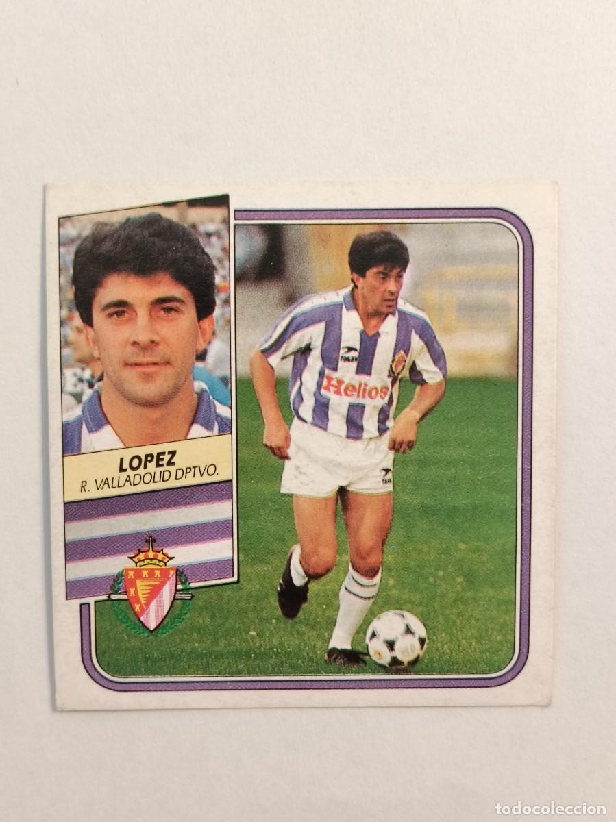 Cromos de F&uacute;tbol: LOPEZ REAL VALLADOLID LIGA 89/90 ESTE