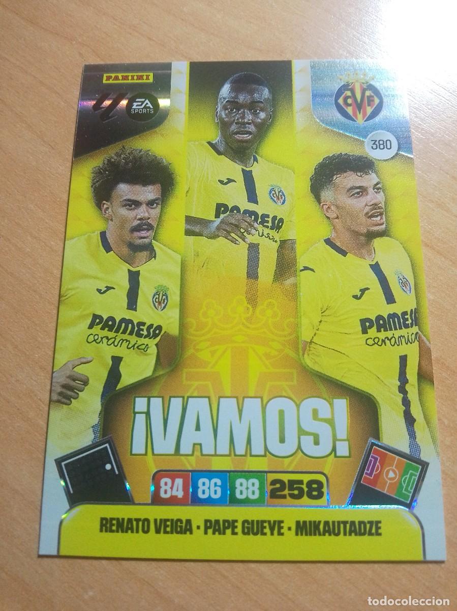 Cromos de F&uacute;tbol: 380 VAMOS DEL VILLARREAL 25 26 ADRENALYN XL 2025 2026