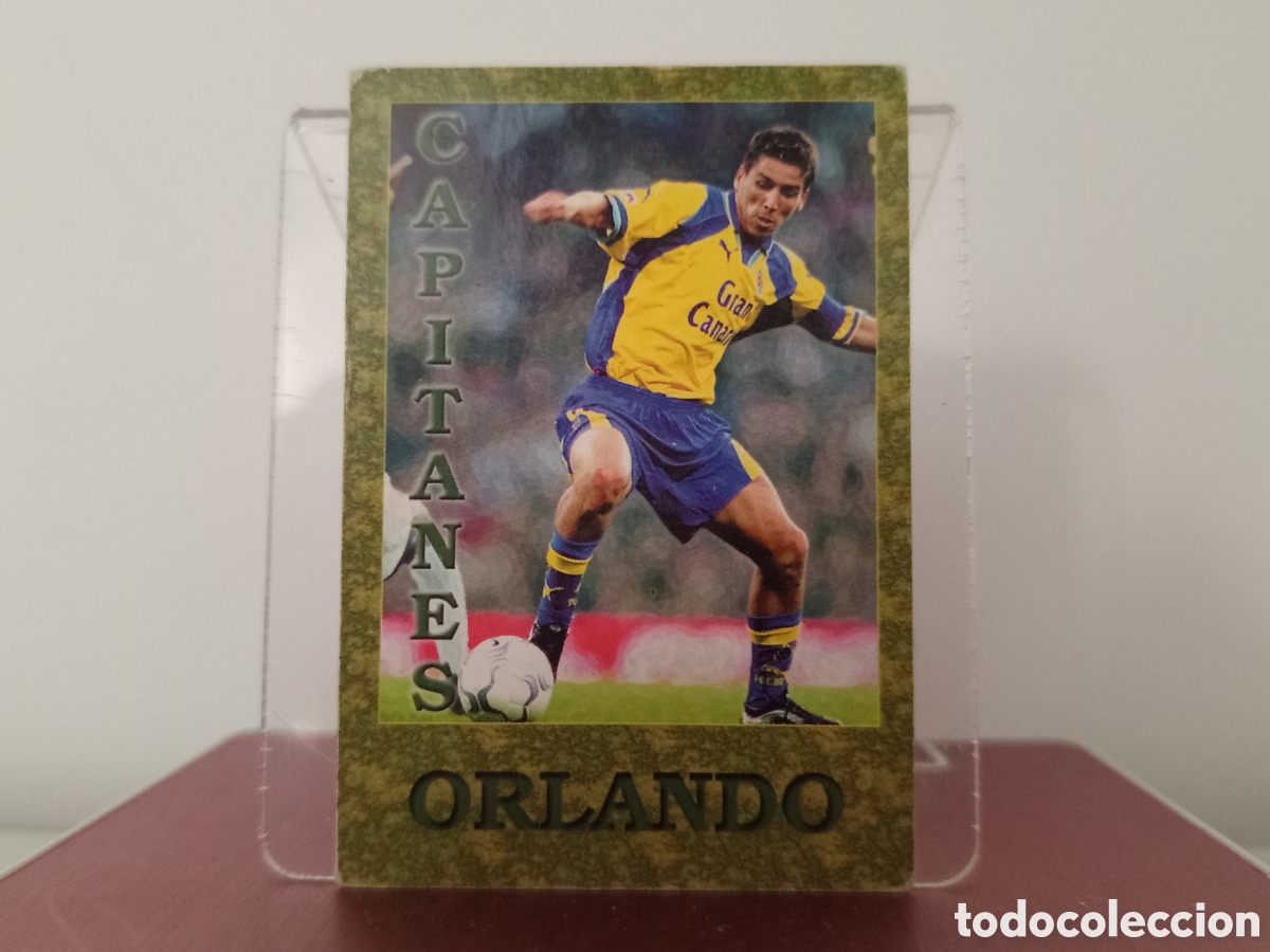 Cromos de F&uacute;tbol: ❇️ CROMO ⚽ ORLANDO LAS PALMAS 456 CAPITANES 01 02 2001 2002 MUNDICROMO ❇️