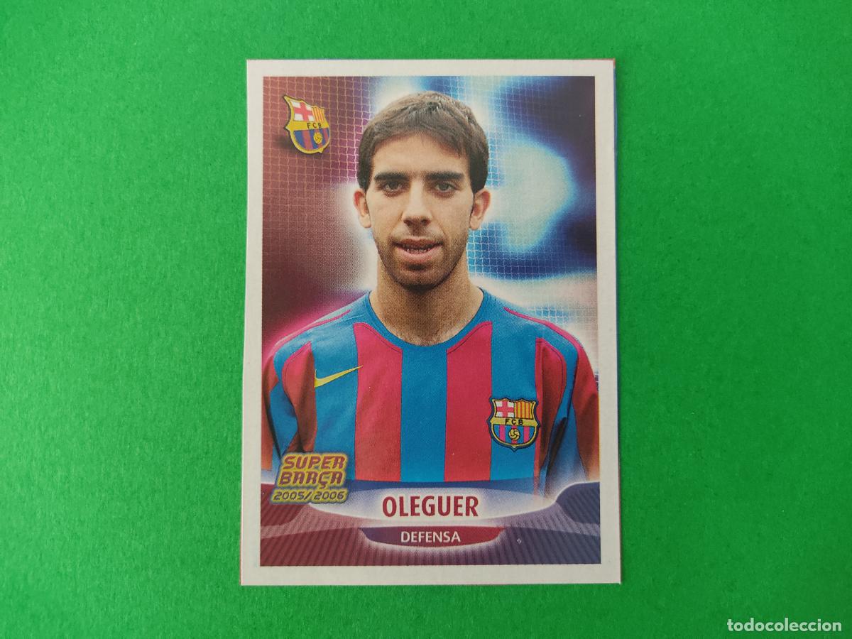 Cromos de F&uacute;tbol: CROMO FUTBOL OLEGUER F.C. BARCELONA RECORTADO N&ordm; 53 ALBUM SUPER BAR&Ccedil;A 2005-2006/05-06 PANINI