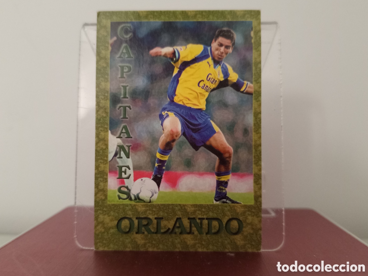 Cromos de F&uacute;tbol: ❇️ CROMO ⚽ ORLANDO LAS PALMAS 456 CAPITANES 01 02 2001 2002 MUNDICROMO ❇️