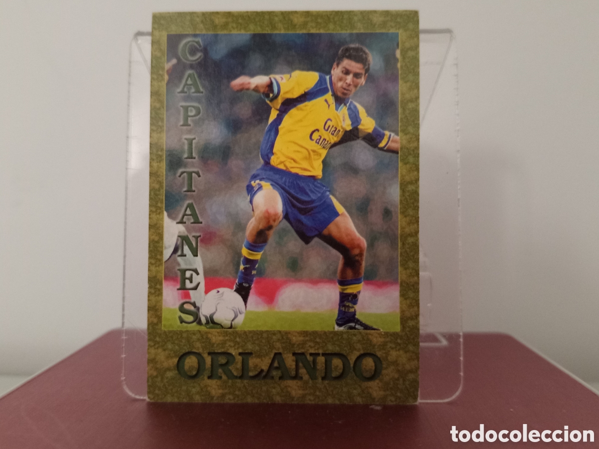 Cromos de F&uacute;tbol: ❇️ CROMO ⚽ ORLANDO LAS PALMAS 456 CAPITANES 01 02 2001 2002 MUNDICROMO ❇️