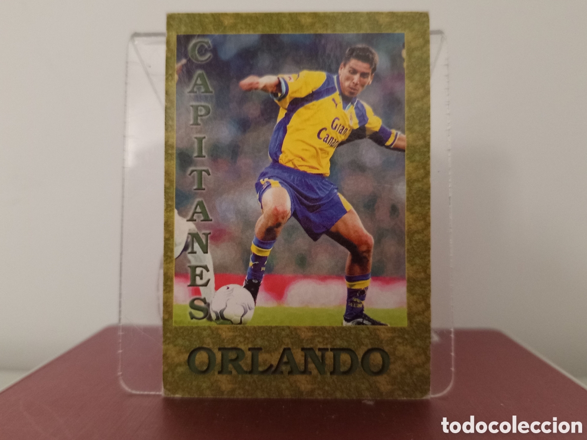 Fu&szlig;ball-Sticker: ❇️ CROMO ⚽ ORLANDO LAS PALMAS 456 CAPITANES 01 02 2001 2002 MUNDICROMO ❇️