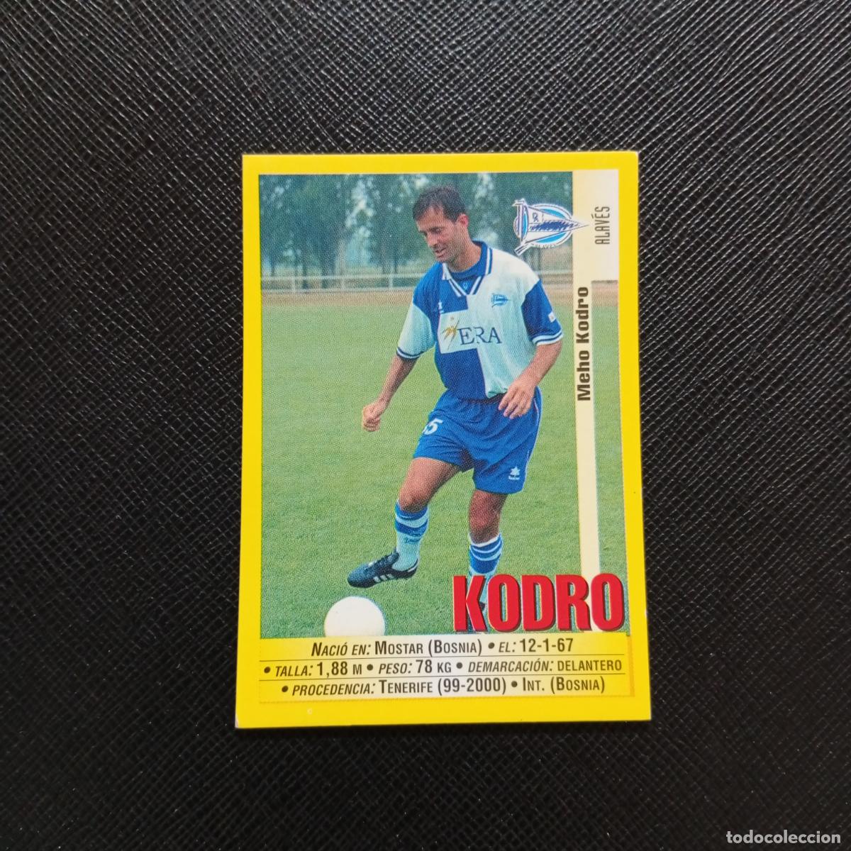 Cromos de F&uacute;tbol: 301A 301 KODRO ALAVES PANINI 1999 2000 CROMO FUTBOL LIGA 99 00 SIN PEGAR - A183 PG514 B