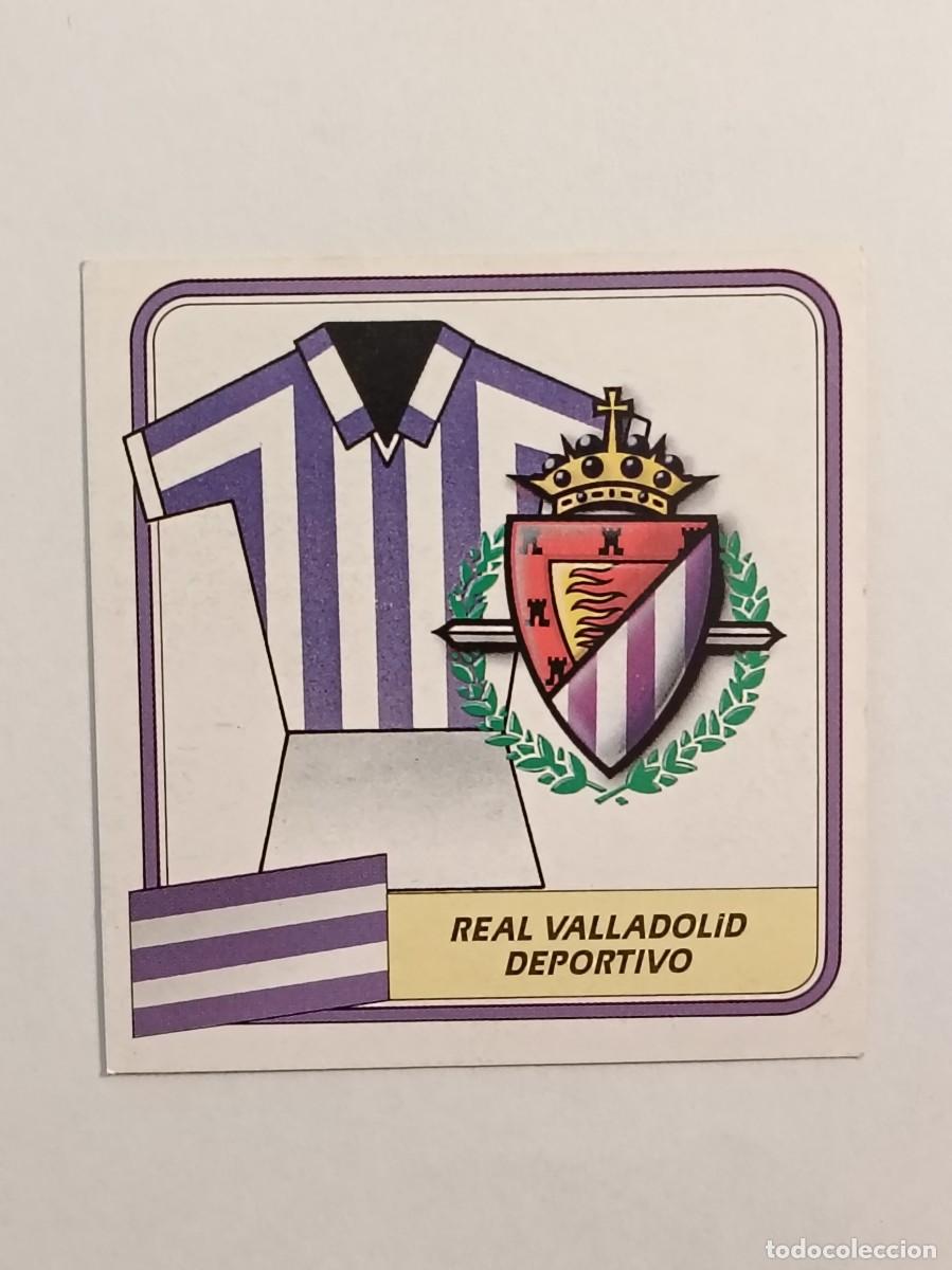 Cromos de F&uacute;tbol: ESCUDO REAL VALLADOLID LIGA 89/90 ESTE