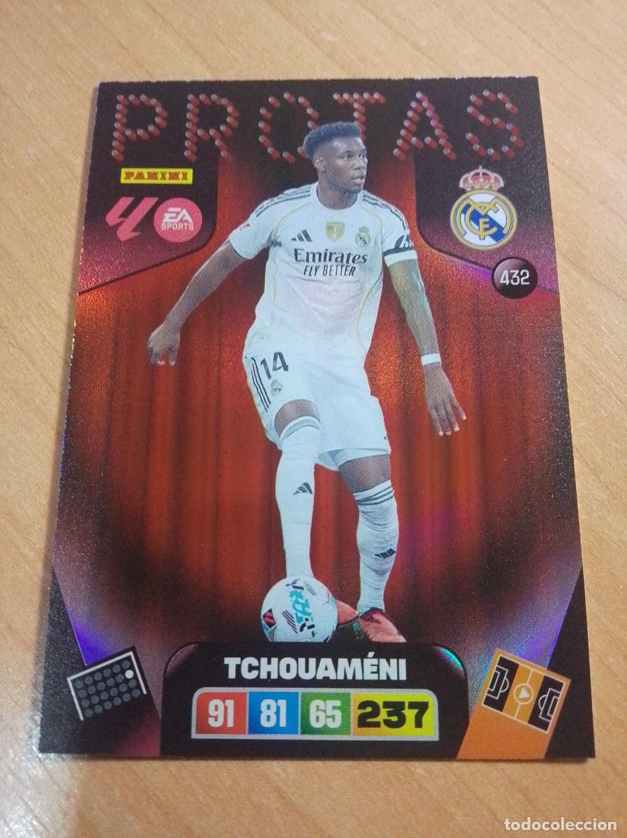 Cromos de F&uacute;tbol: 432 TCHOUAMENI PROTAS REAL MADRID 25 26 ADRENALYN XL 2025 2026