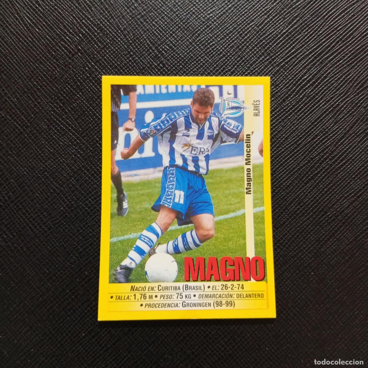 Cromos de F&uacute;tbol: 302 MAGNO ALAVES PANINI 1999 2000 CROMO FUTBOL LIGA 99 00 SIN PEGAR - A183 PG514