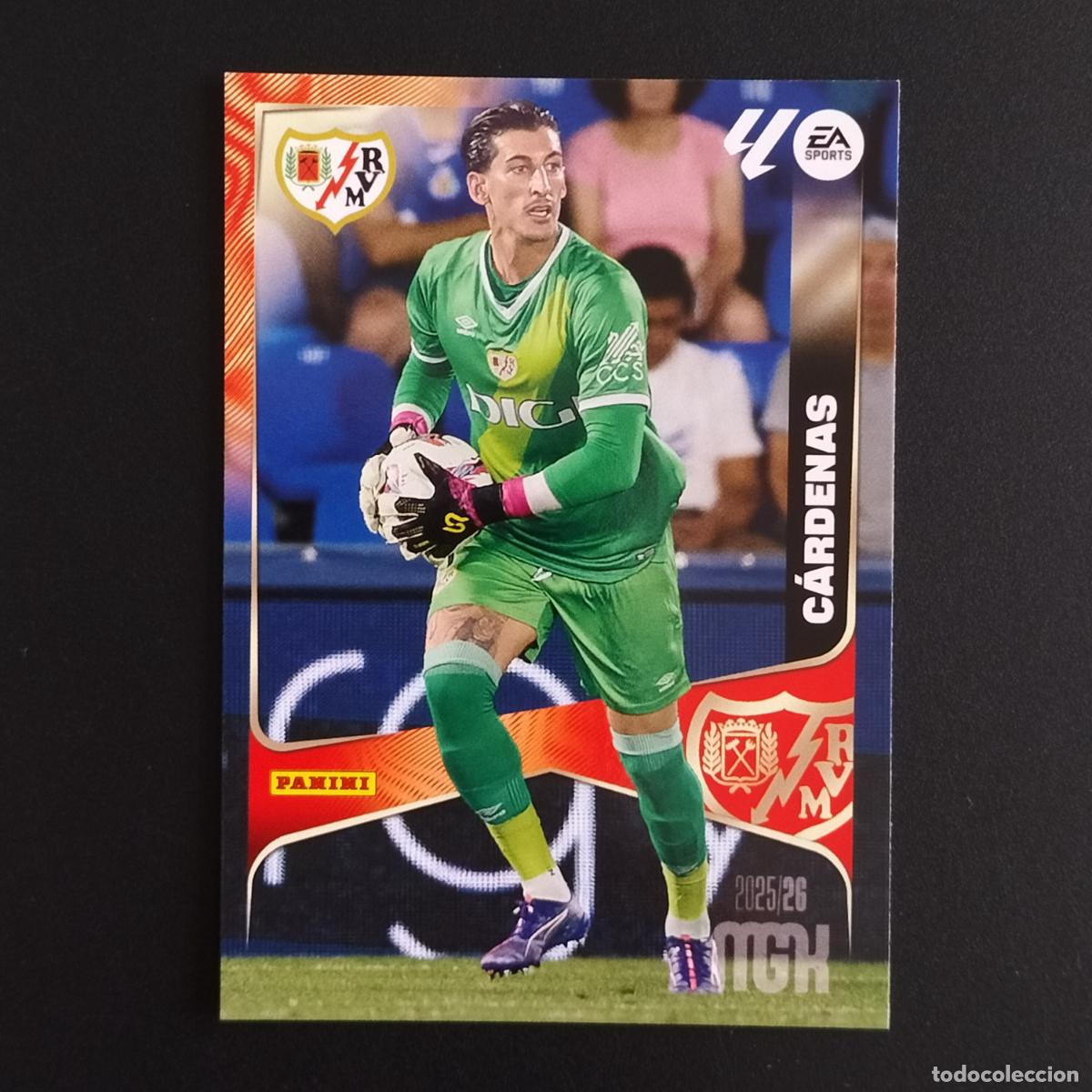 Fu&szlig;ball-Sticker: MGK 291 CARDENAS RAYO VALLECANO CROMOS ALBUM MEGACRACKS LIGA FUTBOL 2025 2026 25 26