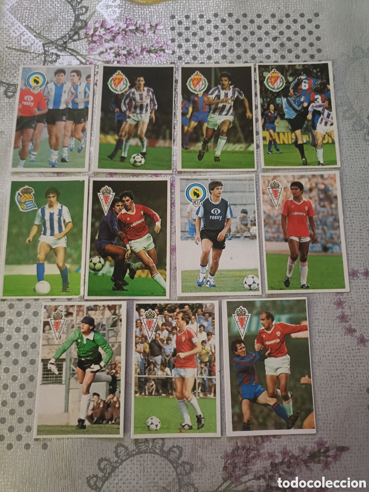 Fu&szlig;ball-Sticker: Colecci&oacute;n Liga 84 85 MARADONA sus driblings, sus Goles Lote de 11 cromos