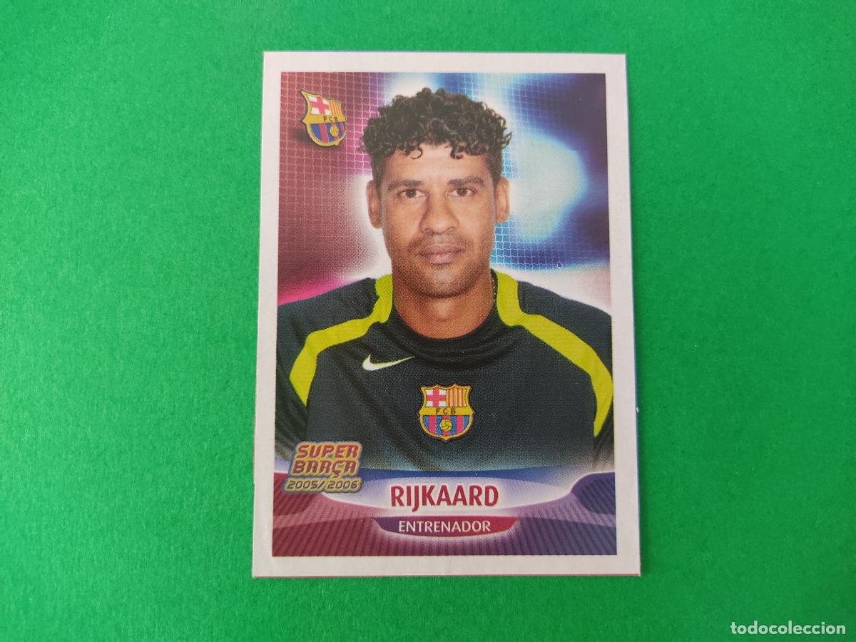Cromos de F&uacute;tbol: CROMO FUTBOL RIJKAARD F.C. BARCELONA RECORTADO N&ordm; 13 ALBUM SUPER BAR&Ccedil;A 2005-2006/05-06 PANINI