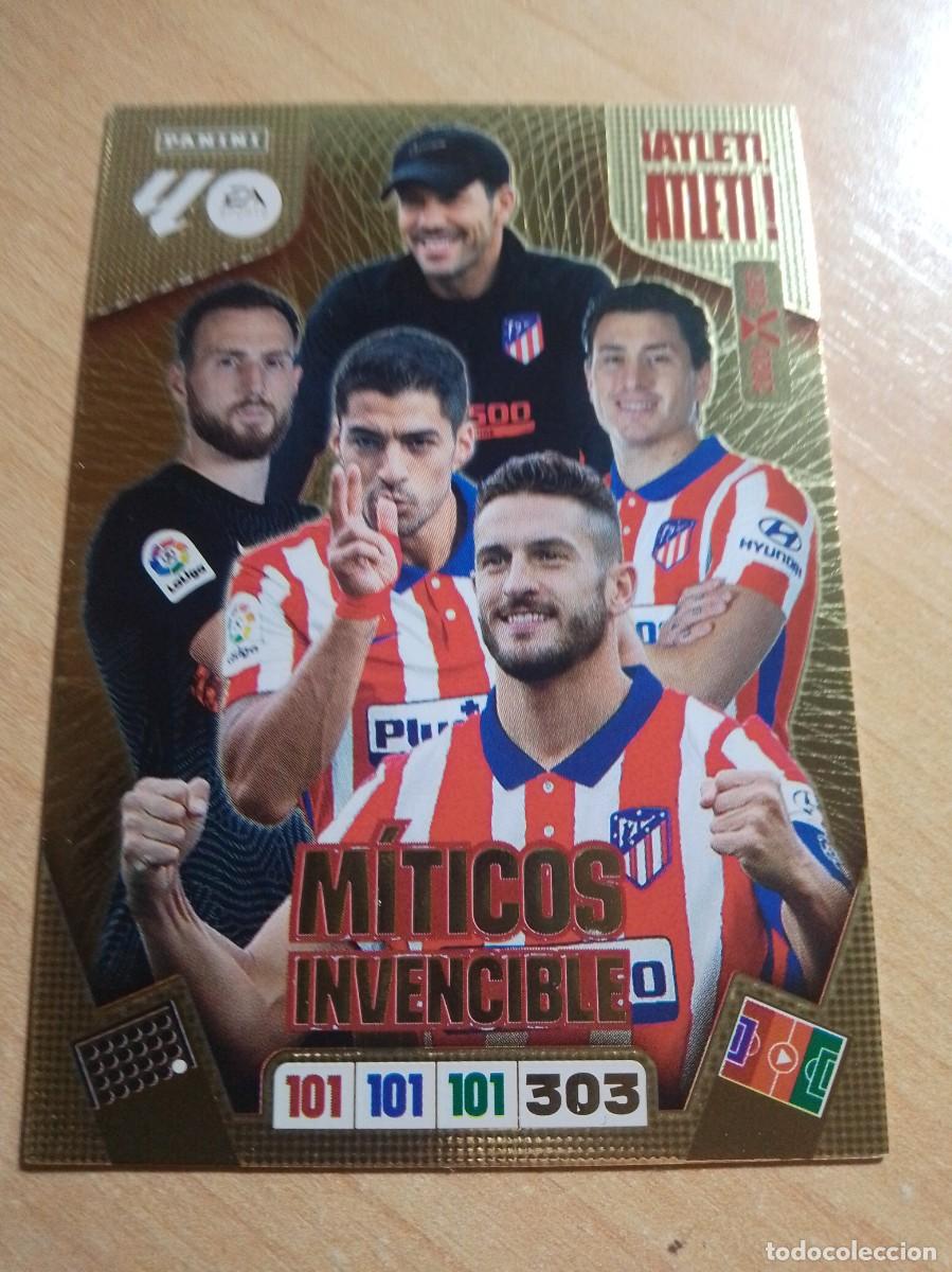 Cromos de F&uacute;tbol: M&Iacute;TICOS INVENCIBLE ATL&Eacute;TICO DE MADRID 25 26 ADRENALYN XL 2025 2026