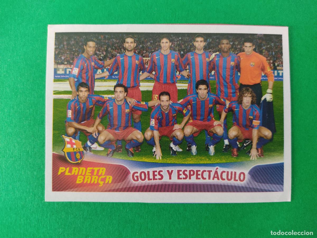 Cromos de F&uacute;tbol: CROMO FUTBOL PLANTILLA EQUIPO F.C. BARCELONA RECORTADO N&ordm; 7 ALBUM SUPER BAR&Ccedil;A 2005-2006/05-06 PANINI