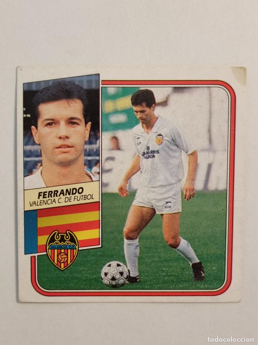 Cromos de F&uacute;tbol: FERRANDO VALENCIA C.F. LIGA 89/90 ESTE