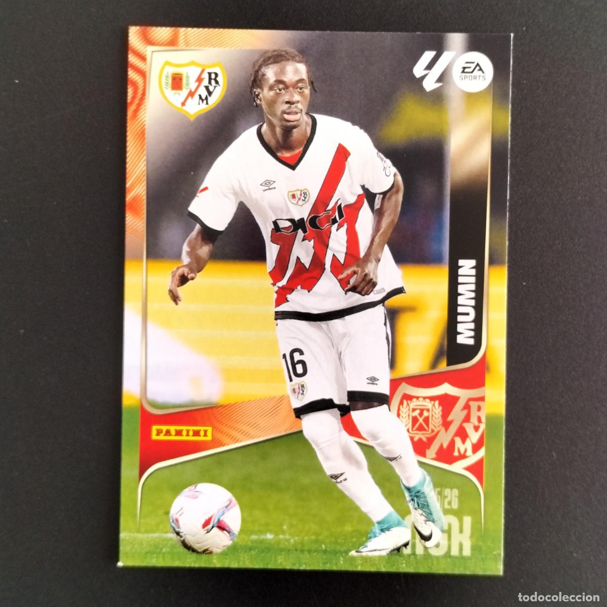 Cromos de F&uacute;tbol: MGK 295 MUMIN RAYO VALLECANO CROMOS ALBUM MEGACRACKS LIGA FUTBOL 2025 2026 25 26