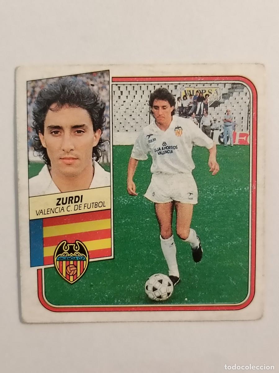 Cartes &agrave; collectionner de Football: ZURDI VALENCIA C.F. LIGA 89/90 ESTE
