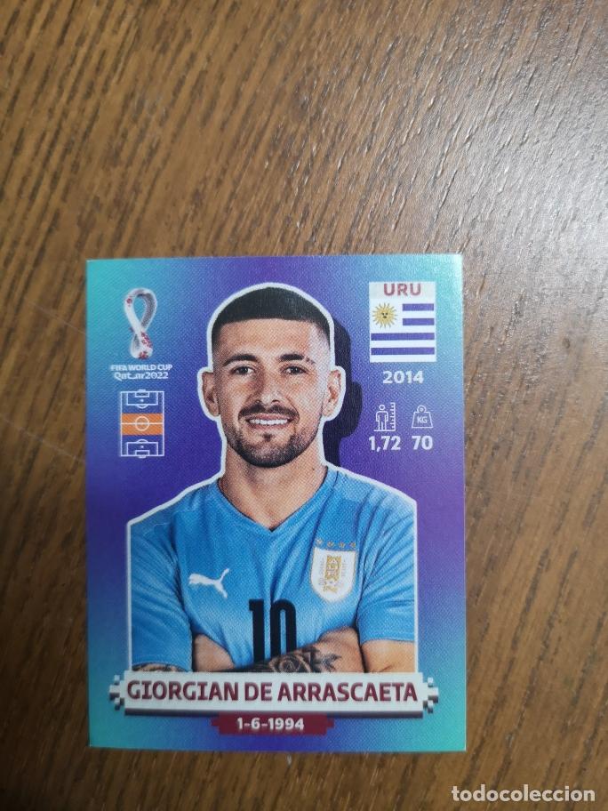Cromos de F&uacute;tbol: URU12 GIORGIAN DE ARRASCAETA, QATAR 2022