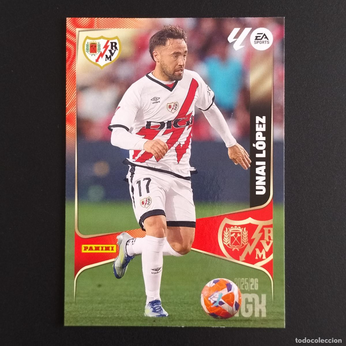 Cromos de F&uacute;tbol: MGK 300 UNAI LOPEZ RAYO VALLECANO CROMOS ALBUM MEGACRACKS LIGA FUTBOL 2025 2026 25 26