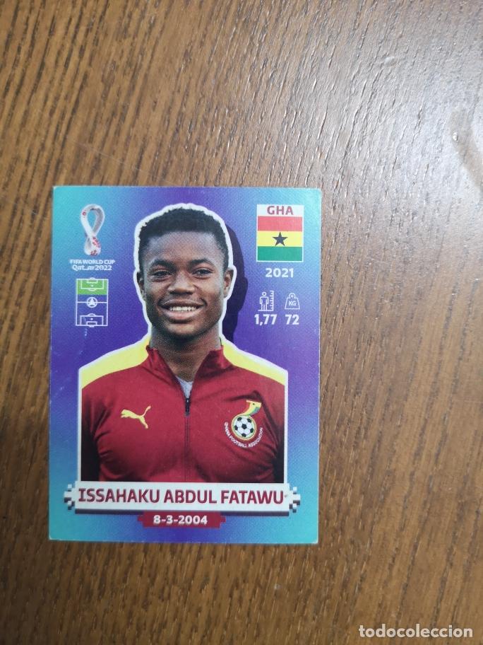 Cromos de F&uacute;tbol: GHA19 ISSAHAKU ABDUL FATAWU, QATAR 2022
