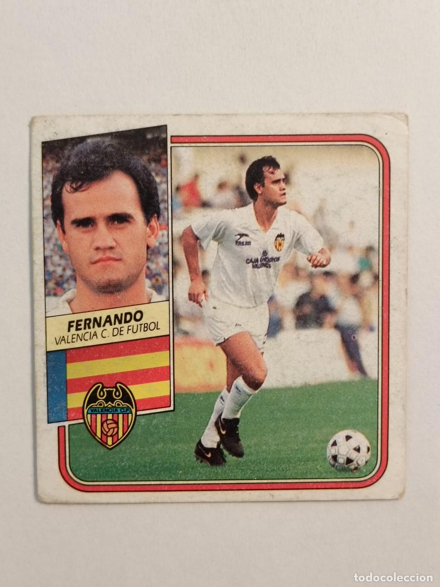 Cromos de F&uacute;tbol: FERNANDO VALENCIA C.F. LIGA 89/90 ESTE