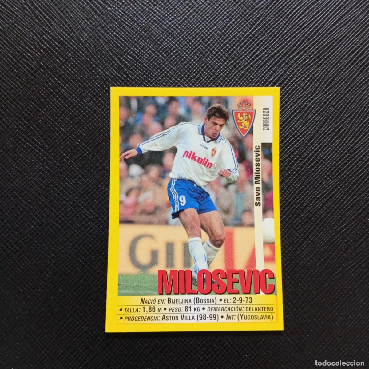 Cromos de F&uacute;tbol: 169 MILOSEVIC ZARAGOZA PANINI 1999 2000 CROMO FUTBOL LIGA 99 00 SIN PEGAR - A183 PG514