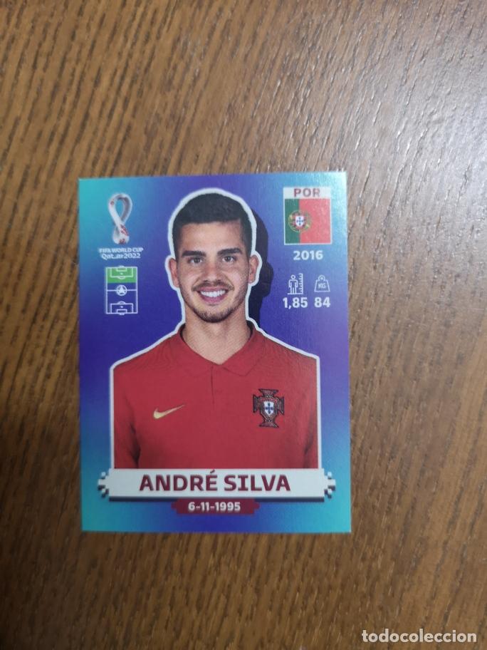Cromos de F&uacute;tbol: POR17 ANDR&Eacute; SILVA, SELECCI&Oacute;N DE F&Uacute;TBOL DE PORTUGAL, QATAR 2022