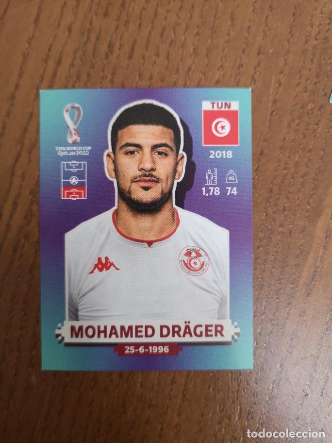 Cromos de F&uacute;tbol: TUN6 MOHAMED DRAGER, SELECCION DE TUNEZ, QATAR 2022