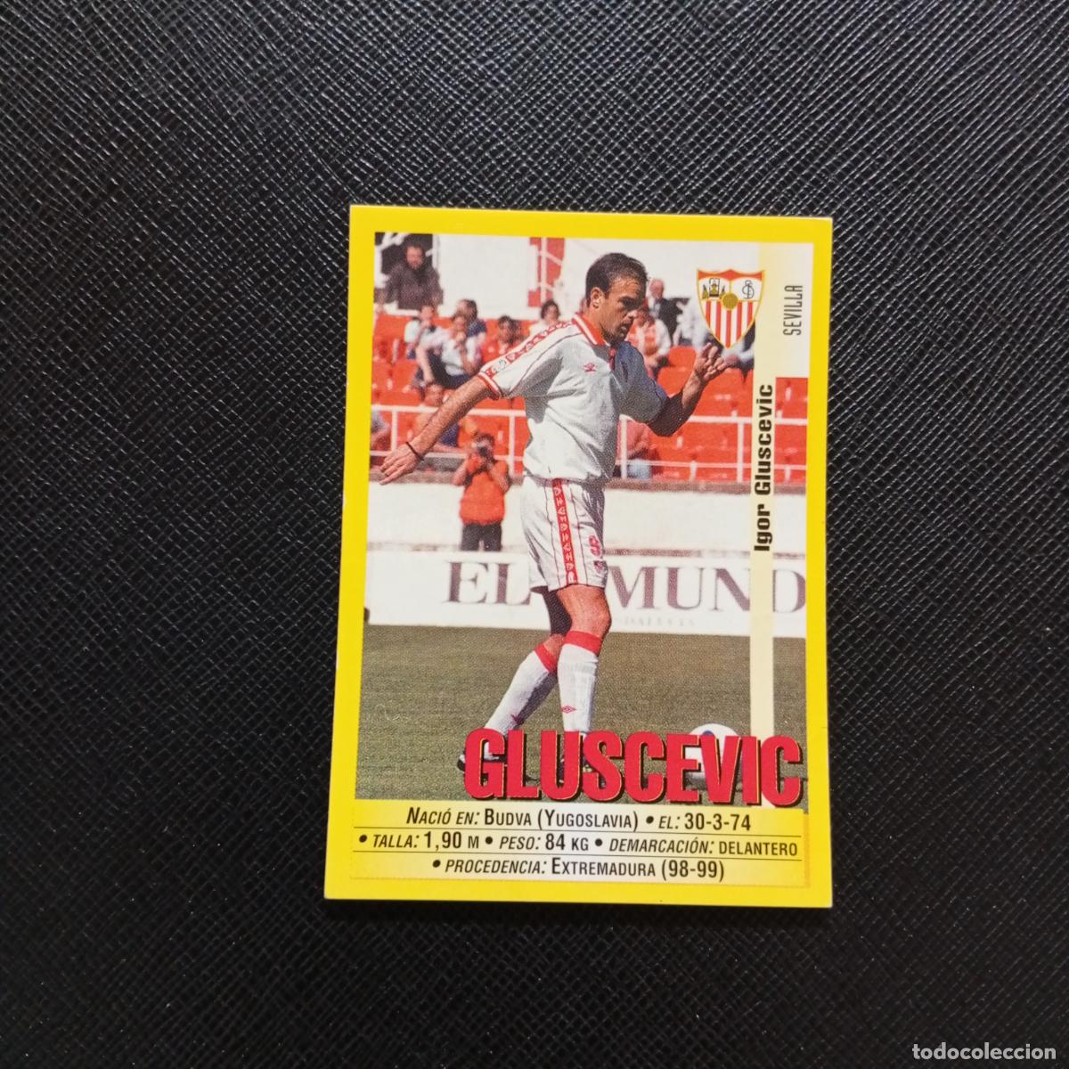 Cromos de F&uacute;tbol: 379 GLUSEVIC SEVILLA PANINI 1999 2000 CROMO FUTBOL LIGA 99 00 SIN PEGAR - A183 PG514