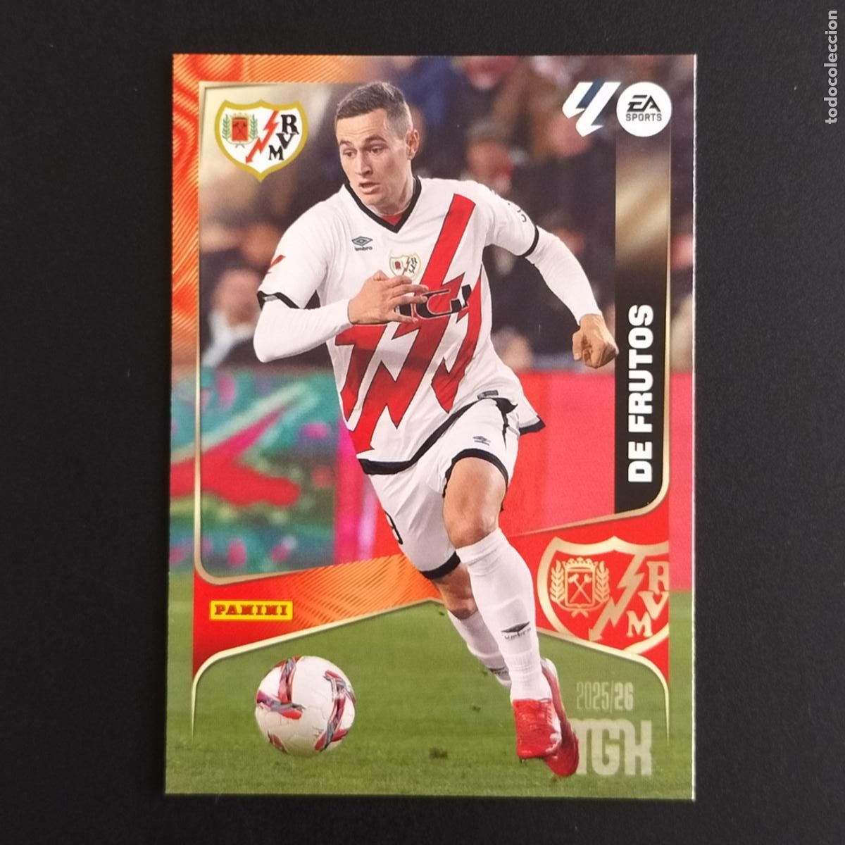 Cromos de Futebol: MGK 303 DE FRUTOS RAYO VALLECANO CROMOS ALBUM MEGACRACKS LIGA FUTBOL 2025 2026 25 26