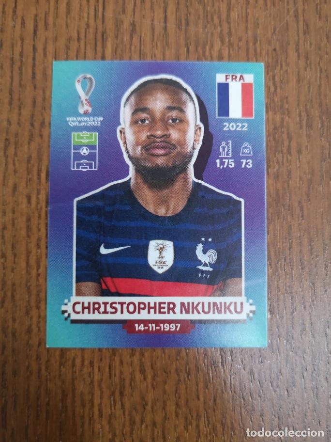 Cromos de F&uacute;tbol: FRA20 CHRISTOPHER NKUNKU,SELECCION FRANCESA, QATAR 2022