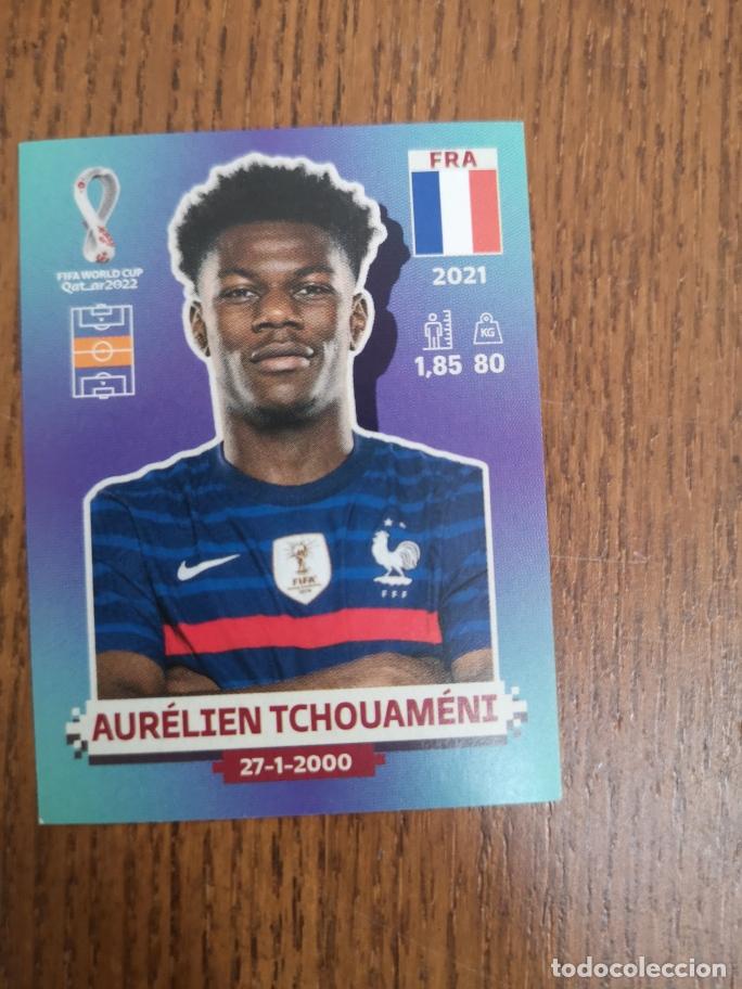 Cromos de F&uacute;tbol: FRA14 AURELIN TCHOUAMENI, SELECCION FRANCESA, QATAR 2022