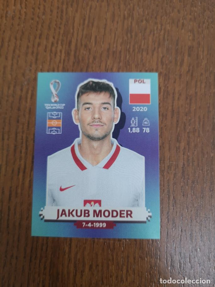 Cromos de F&uacute;tbol: POL14 JAKUB MORDER, SELECCION POLACA, QATAR 2022