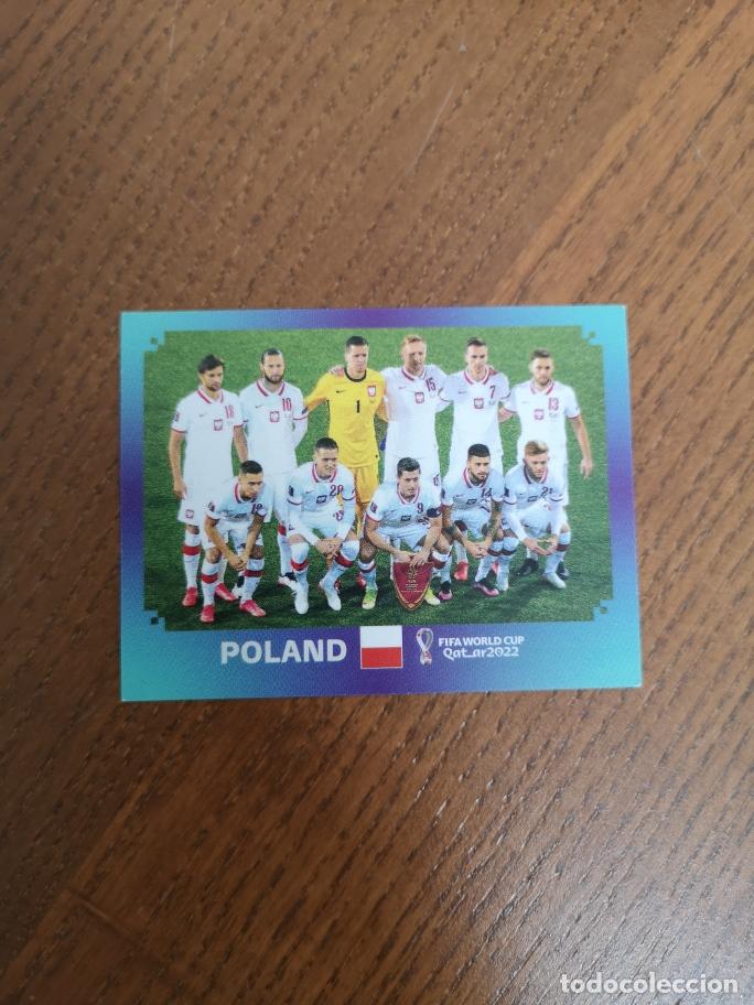 Cromos de F&uacute;tbol: POL1 EQUIPO DE LA SELECCION POLACA, QATAR 2022