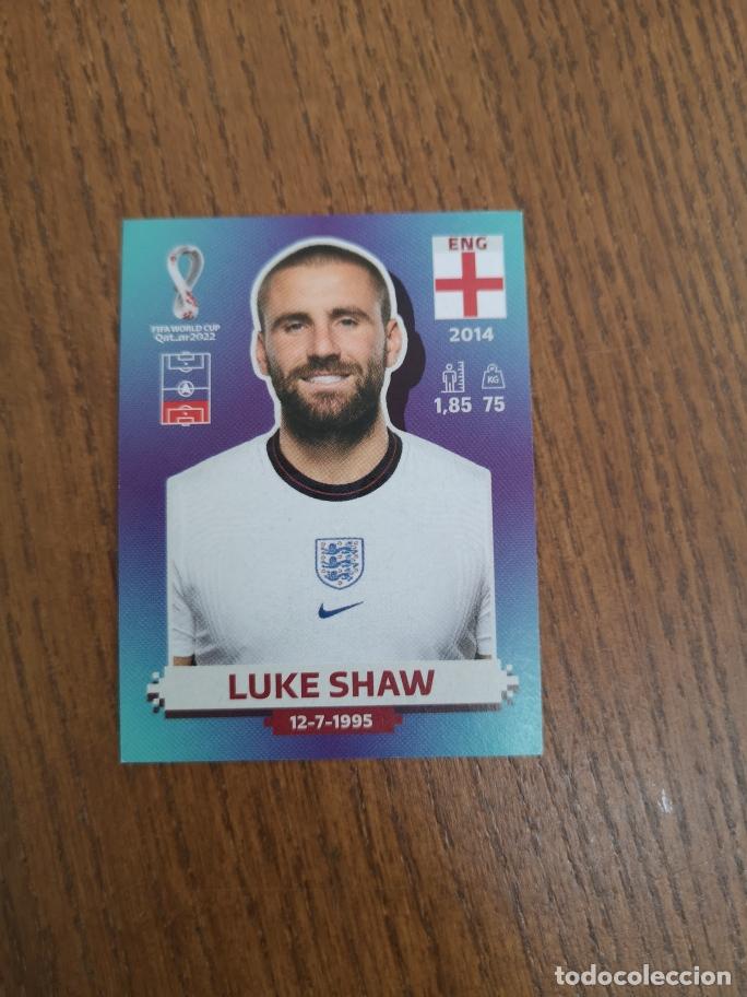 Cromos de F&uacute;tbol: ENG8 LUKE SHAW, SELECCION INGLESA, QATAR 2022