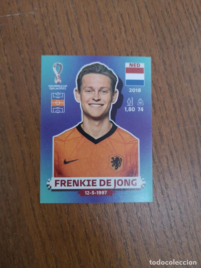 Cromos de F&uacute;tbol: NED11 FRENKIE DE JONG, SELECCION DE PAISES BAJOS, QATAR 2022