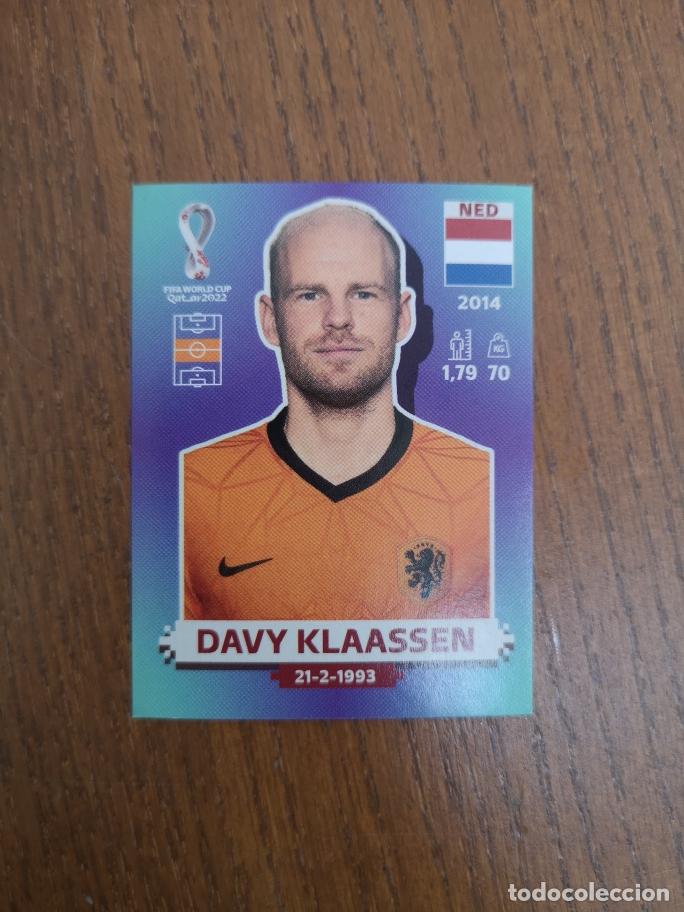 Cromos de F&uacute;tbol: NED13 DAVY KLAASSEN, SELECCION DE PAISES BAJOS, QATAR 2022