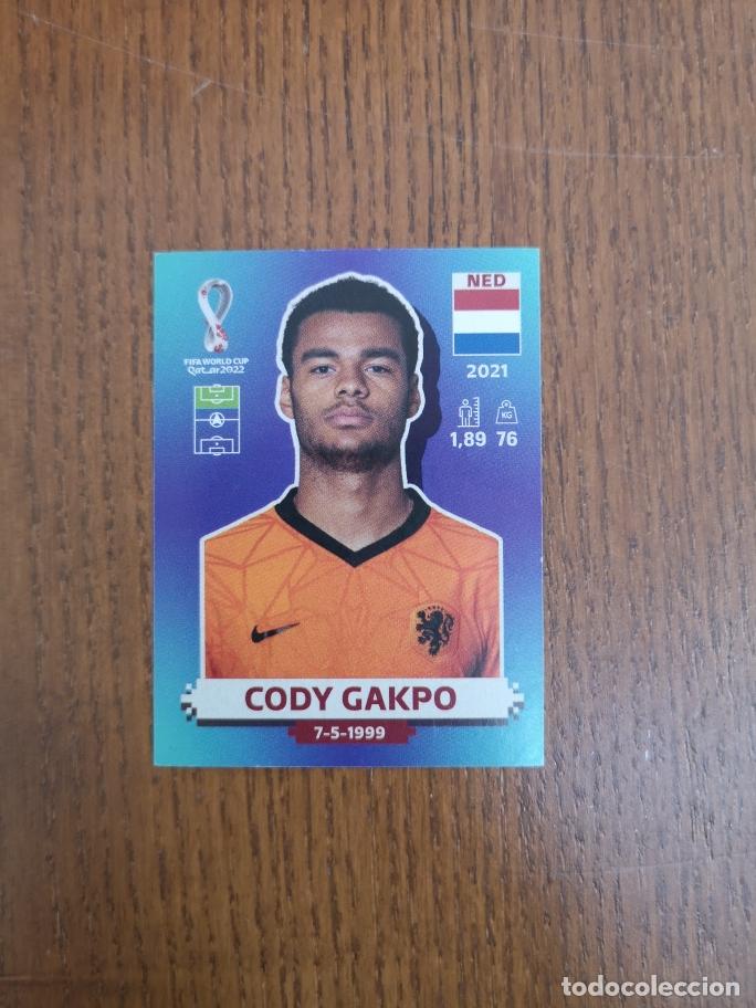 Cromos de F&uacute;tbol: NED19 CODY GAKPO, SELECCION DE PAISES BAJOS, QATAR 2022