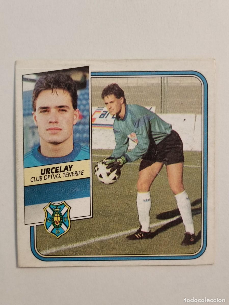 Cromos de F&uacute;tbol: URCELAY C.D. TENERIFE (BAJA) LIGA 89/90 ESTE