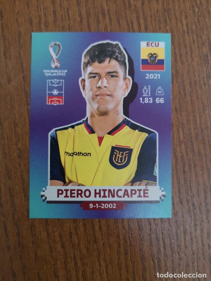 Cromos de F&uacute;tbol: ECU8 PIERO HINCAPI&Eacute;, FEDERACI&Oacute;N DE ECUADOR, QATAR 2022