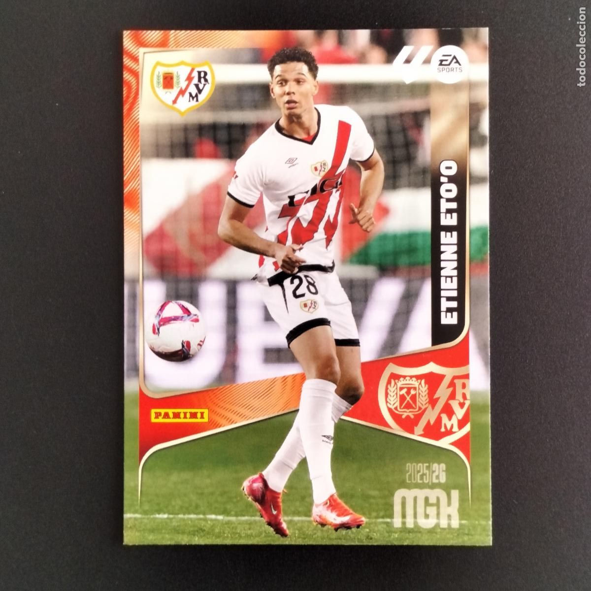 Cromos de F&uacute;tbol: MGK 306 ETIENNE ETO'O RAYO VALLECANO CROMOS ALBUM MEGACRACKS LIGA FUTBOL 2025 2026 25 26