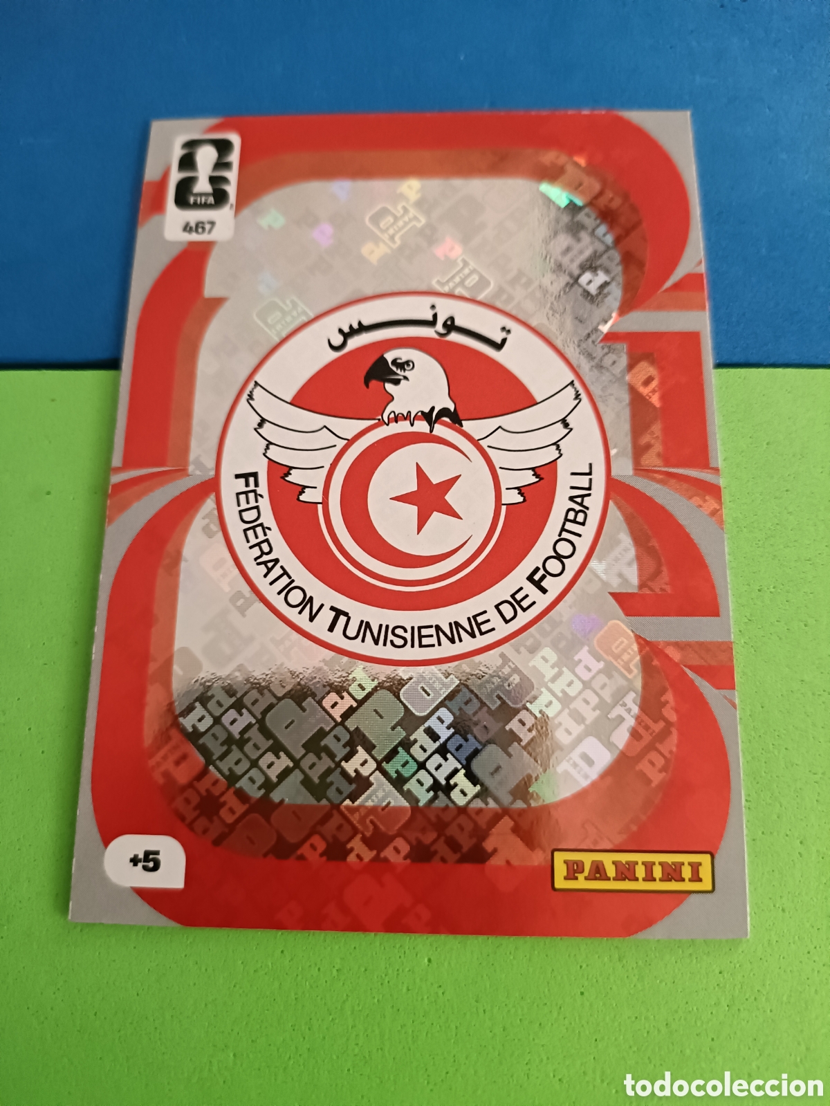 Cromos de F&uacute;tbol: Adrenalyn XL Fifa World cup 2026 mundial - 467 Escudo T&uacute;nez