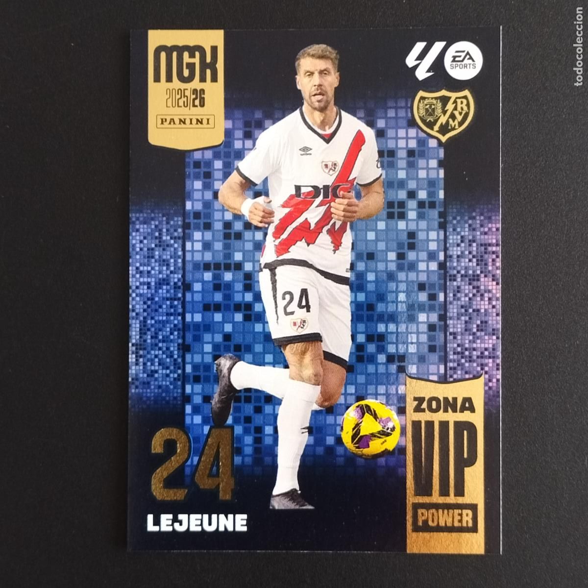 Cromos de F&uacute;tbol: MGK 400 LEJEUNE ZONA VIP POWER RAYO VALLECANO CROMOS MEGACRACKS LIGA FUTBOL 2025 2026 25 26