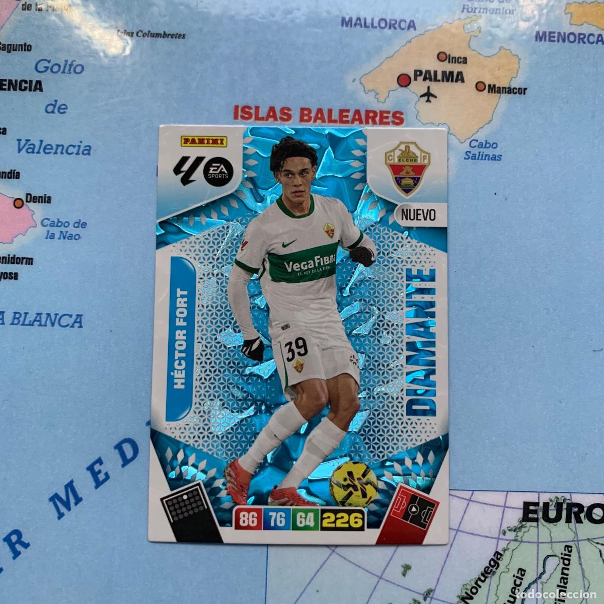Cromos de F&uacute;tbol: Hector Font nuevo Diamante del Elche cromo adrenalyn XL 25-26 2025-2026