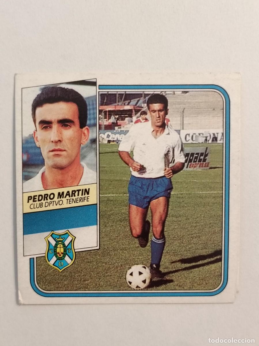 Cromos de F&uacute;tbol: PEDRO MARTIN C.D. TENERIFE LIGA 89/90 ESTE