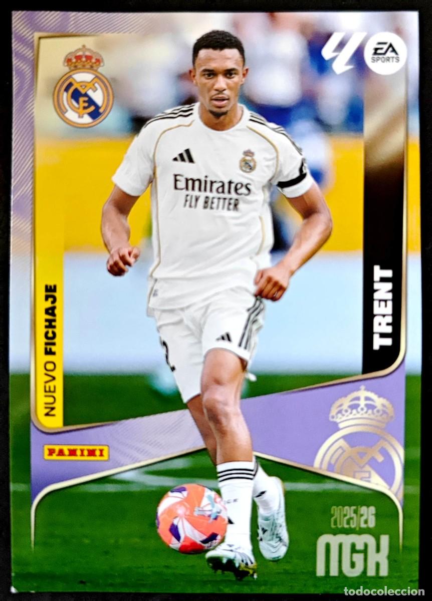 Cromos de F&uacute;tbol: 452 Trent - Real Madrid - NUEVO FICHAJE - PANINI Megacracks MGK 2025 2026 25 26