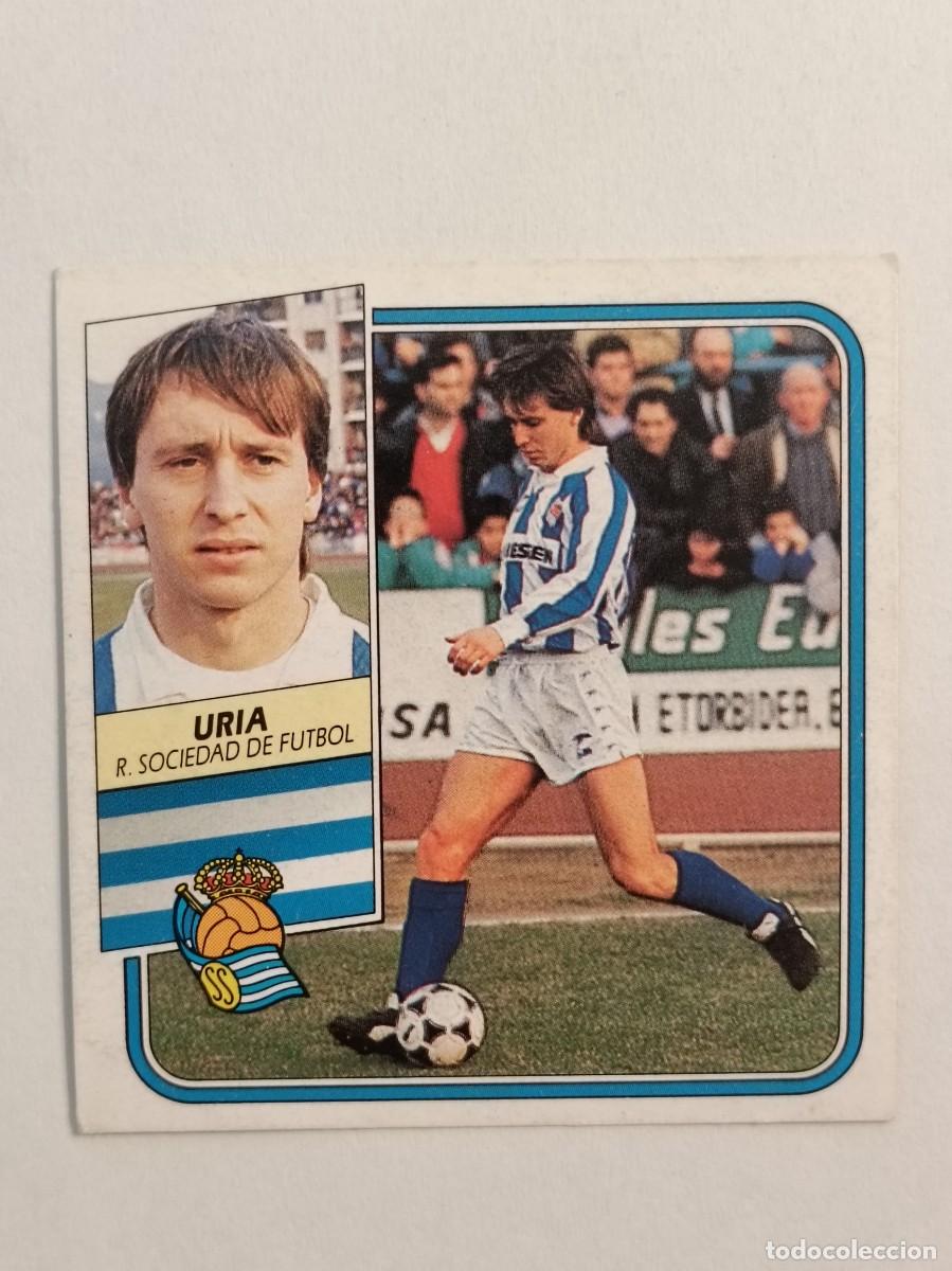 Cromos de F&uacute;tbol: URIA REAL SOCIEDAD LIGA 89/90 ESTE