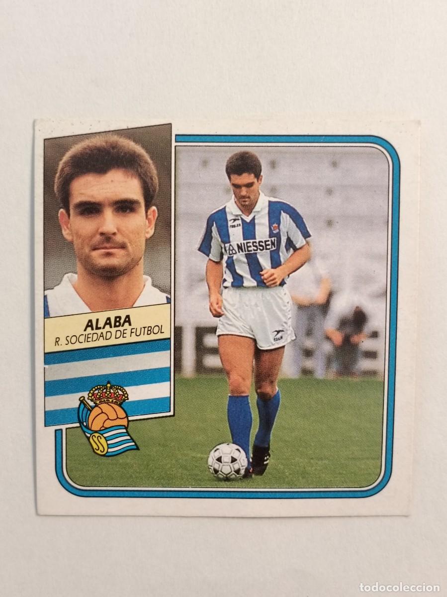 Cromos de F&uacute;tbol: ALABA REAL SOCIEDAD LIGA 89/90 ESTE
